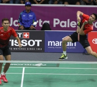 Dua Ganda Putra Indonesia Bertahan ke Babak Empat Besar